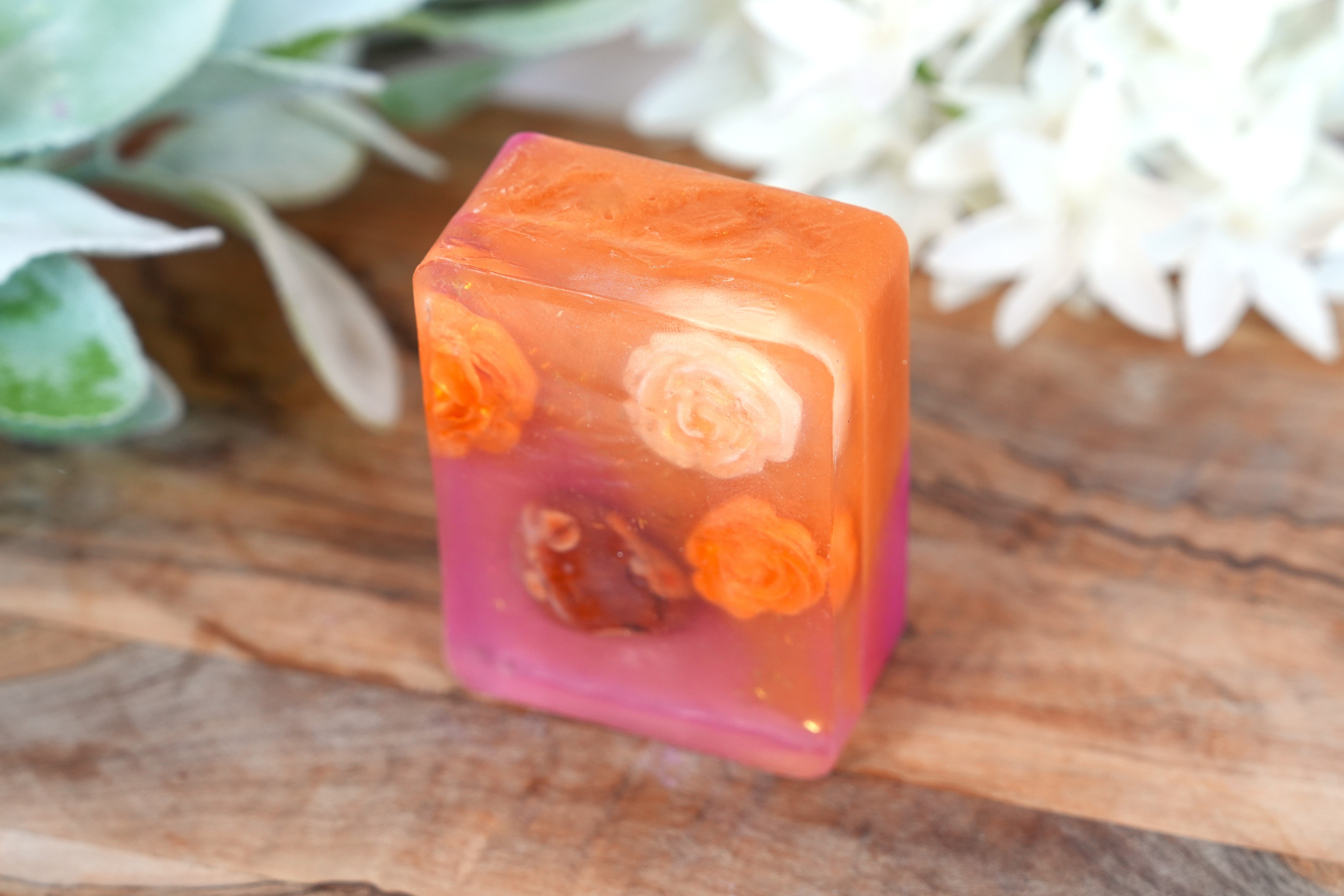 Golden Hour Crystal Soap Bar