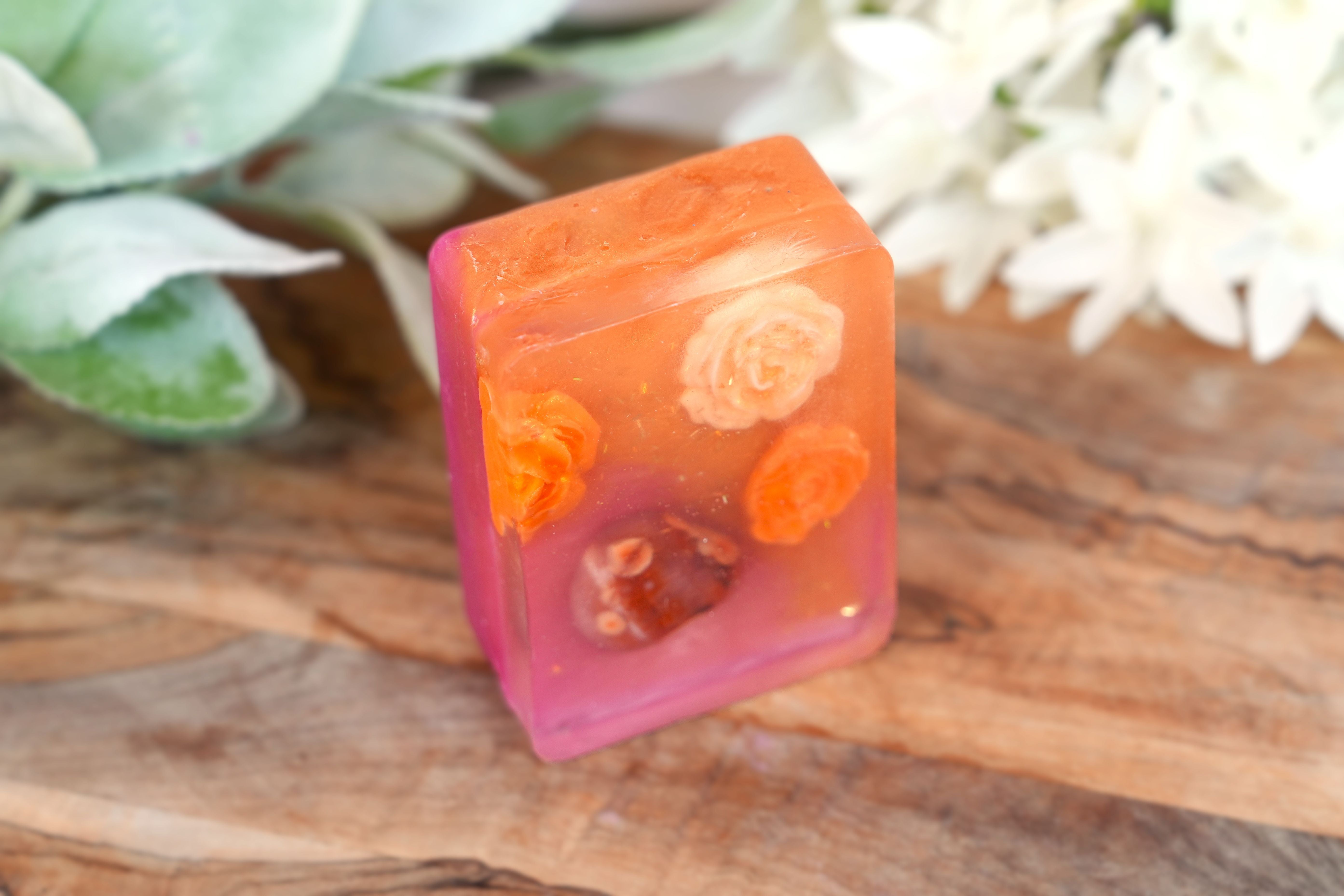 Golden Hour Crystal Soap Bar