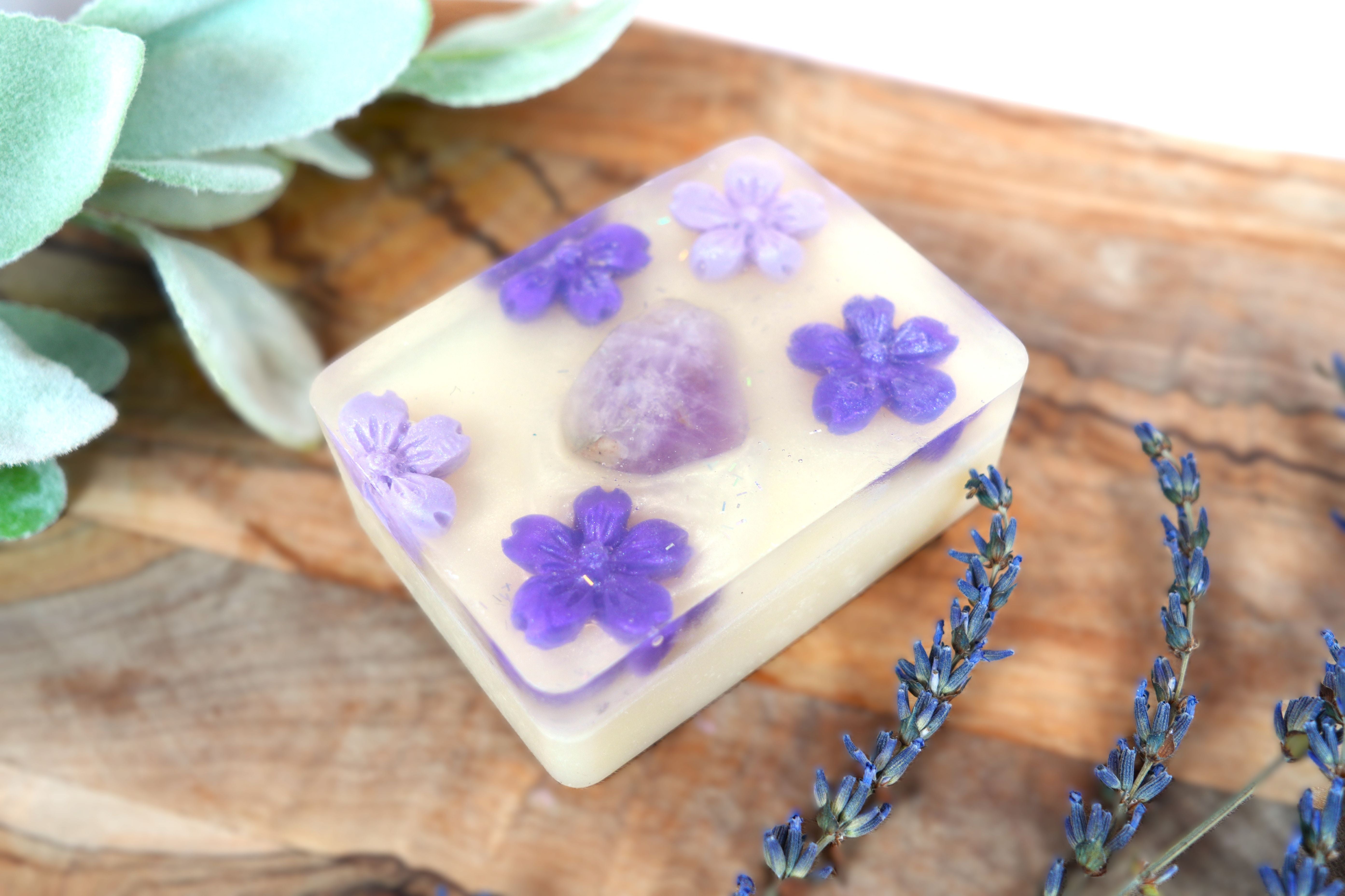 Secret Garden Crystal Soap Bar