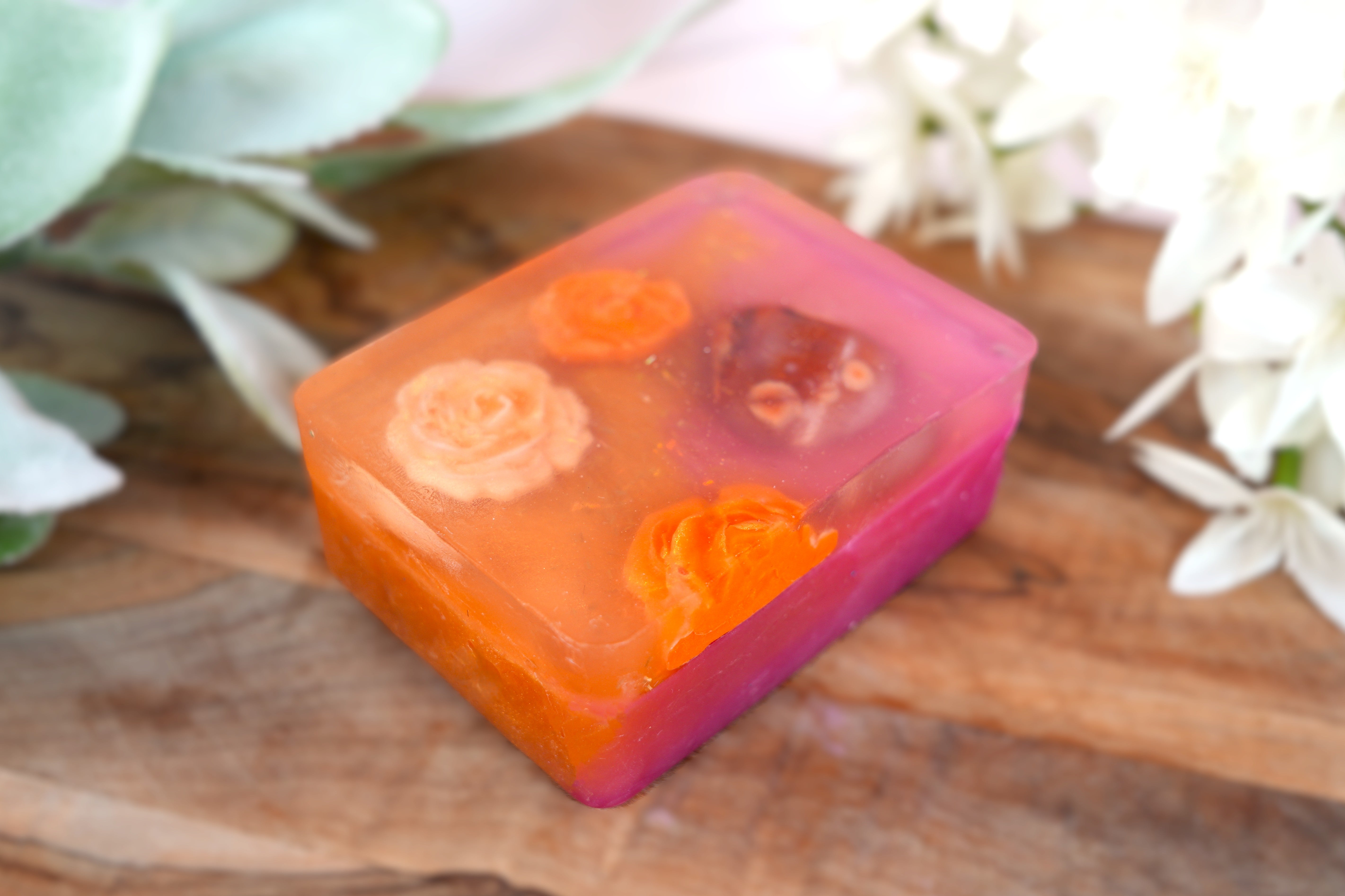 Golden Hour Crystal Soap Bar