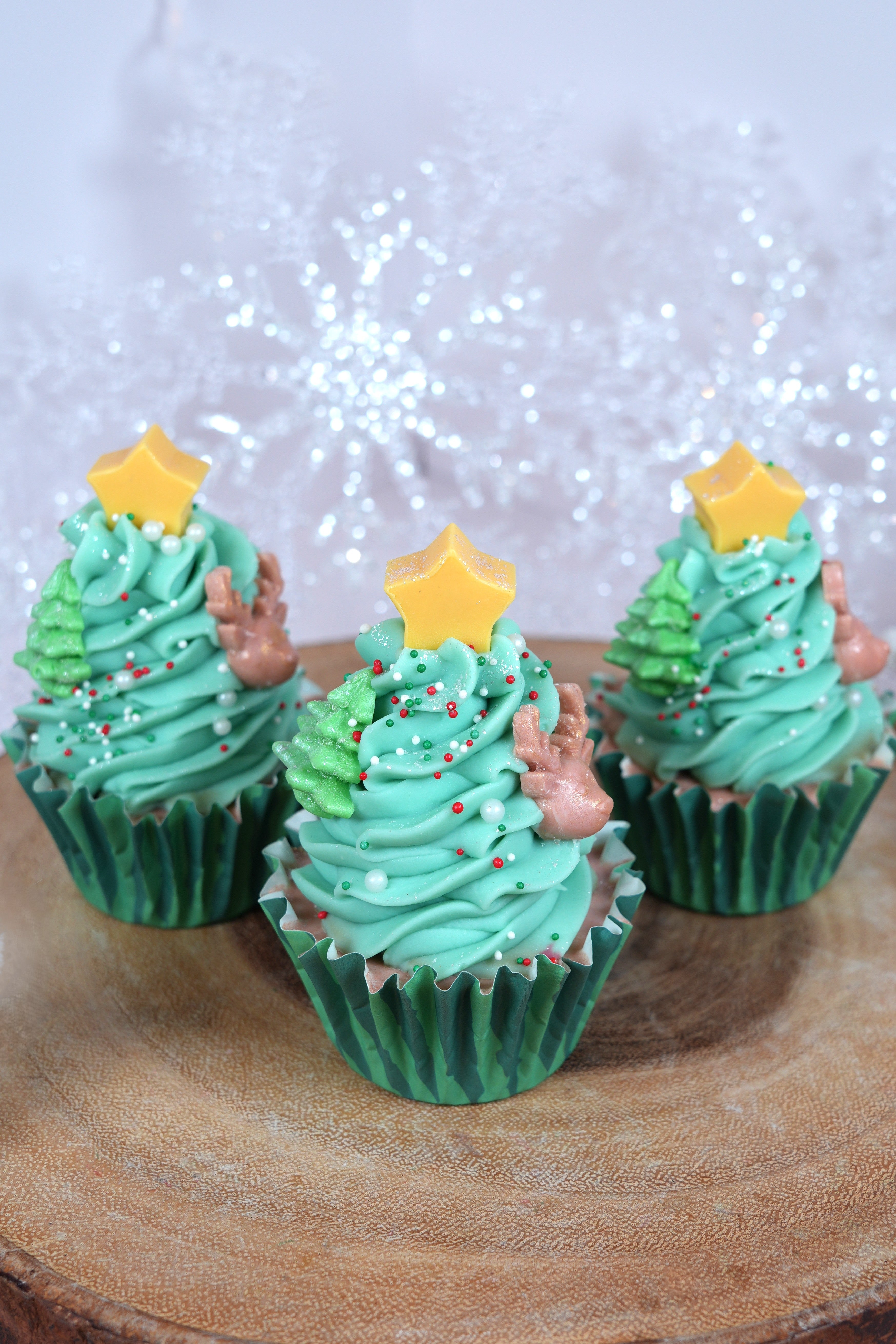 Christmas Tree Cupcake